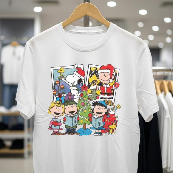 Other - White Snoopy Christmas T Shirt
